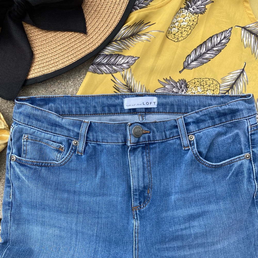 LOFT:: Mid- Rise Jeggings - Picture 3 of 5